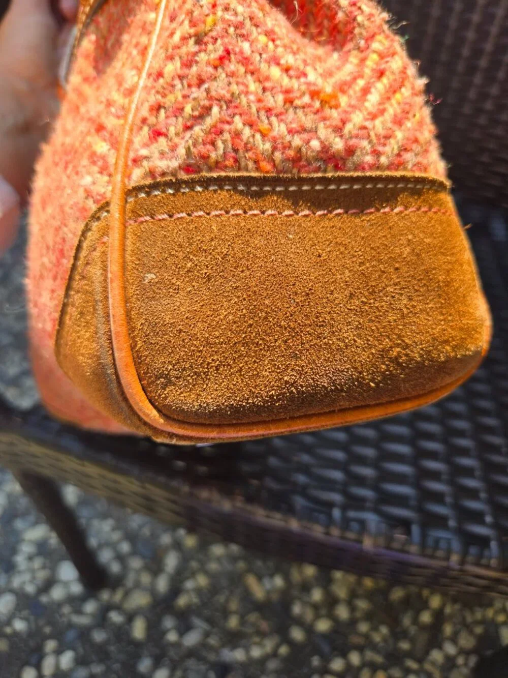 Coach Hamptons Herringbone Satchel F111215